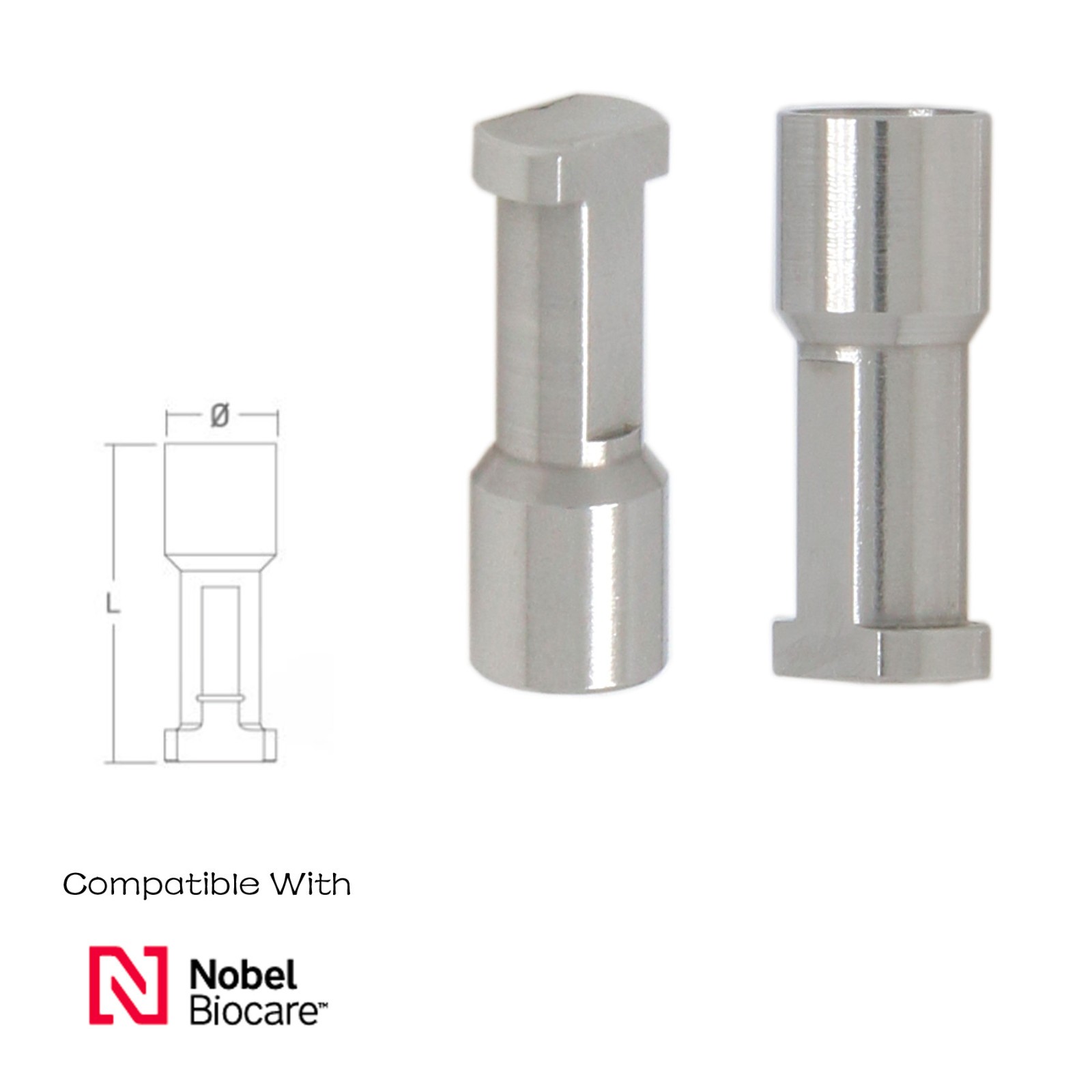 US Nobel Biocare NP/RP Implant Lab Analog Open/Closed Tray Impression Coping