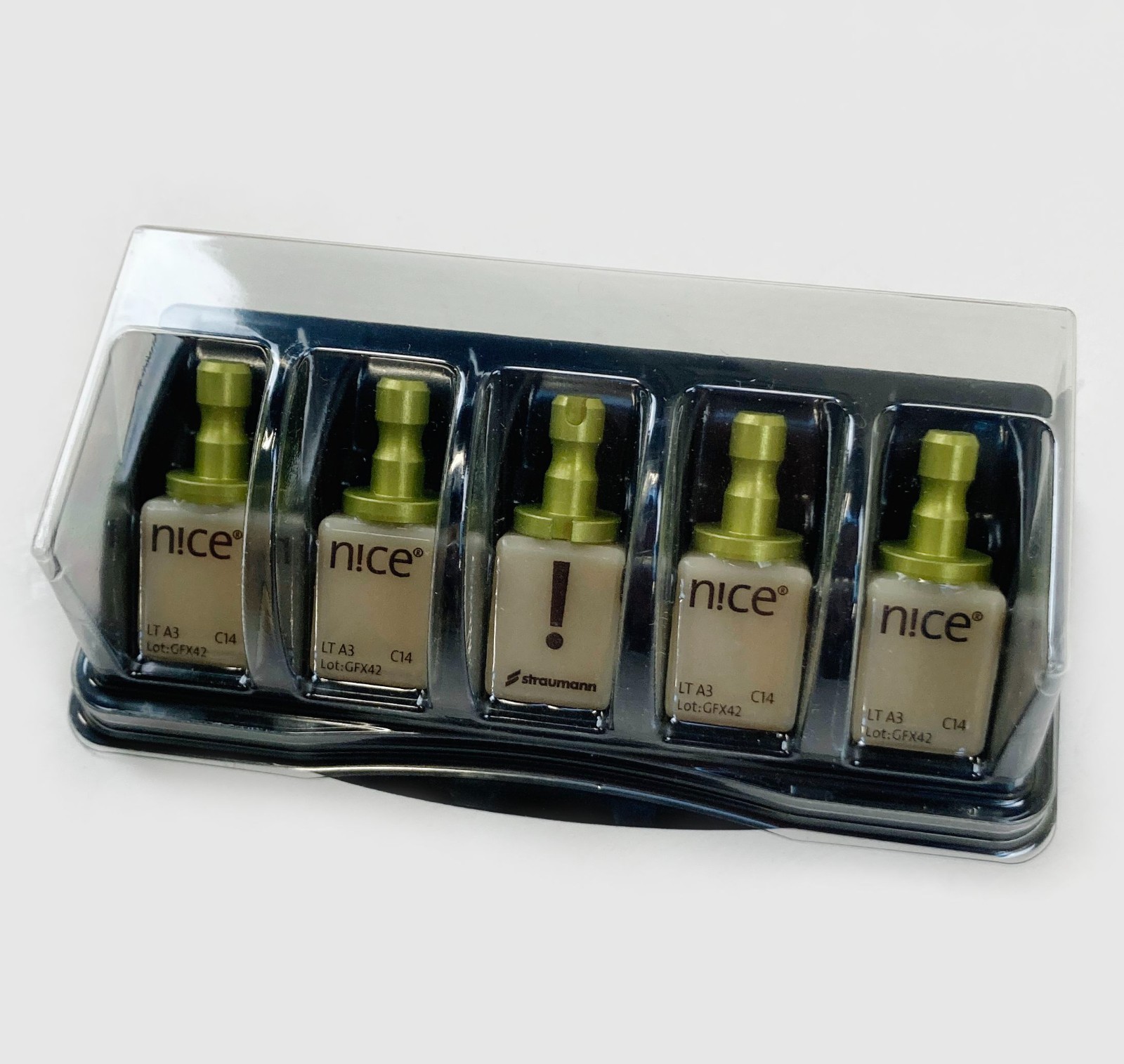 Straumann nice CEREC Glass Ceramic Block LT A1 A2 A3 A3.5 CAD CAM C14 Block 5pc
