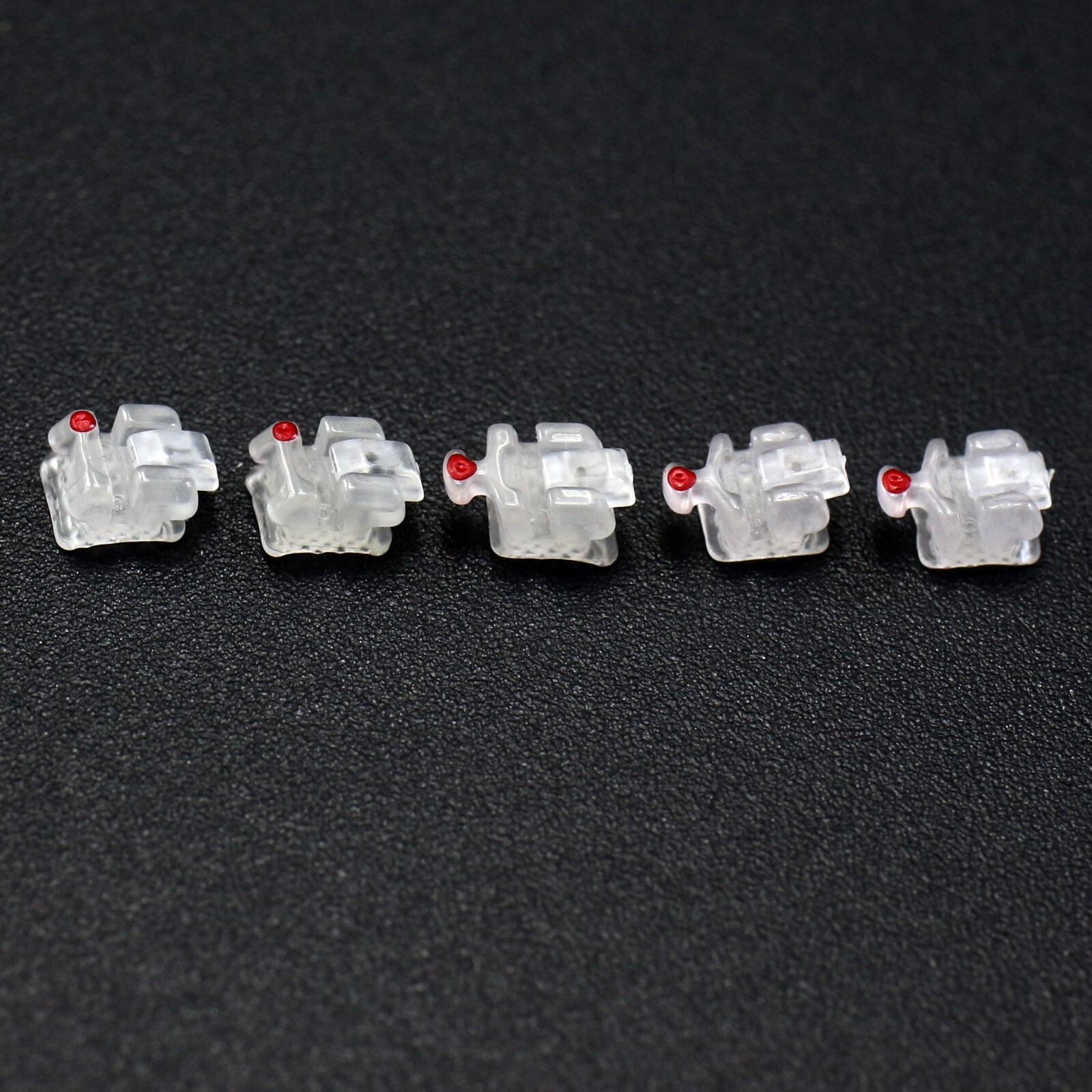 Dental Orthodontic Brackets Self Ligating Braces Metal Ceramic Roth MBT 022 345