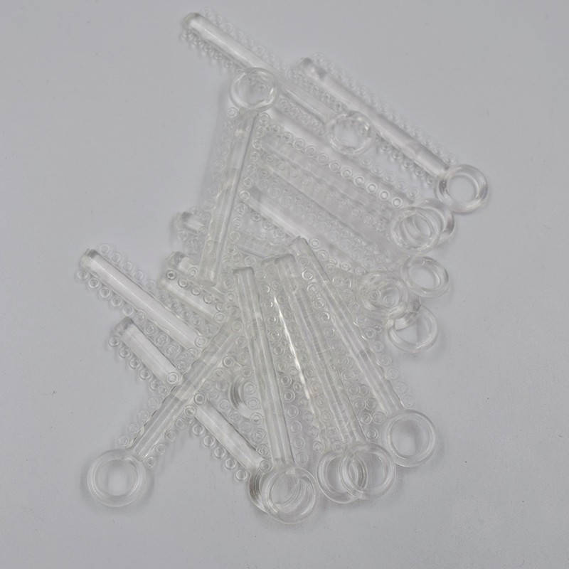 1040Pcs Dental Ligature Rubber Ties Orthodontic Elastic Bands Braces 6 Color