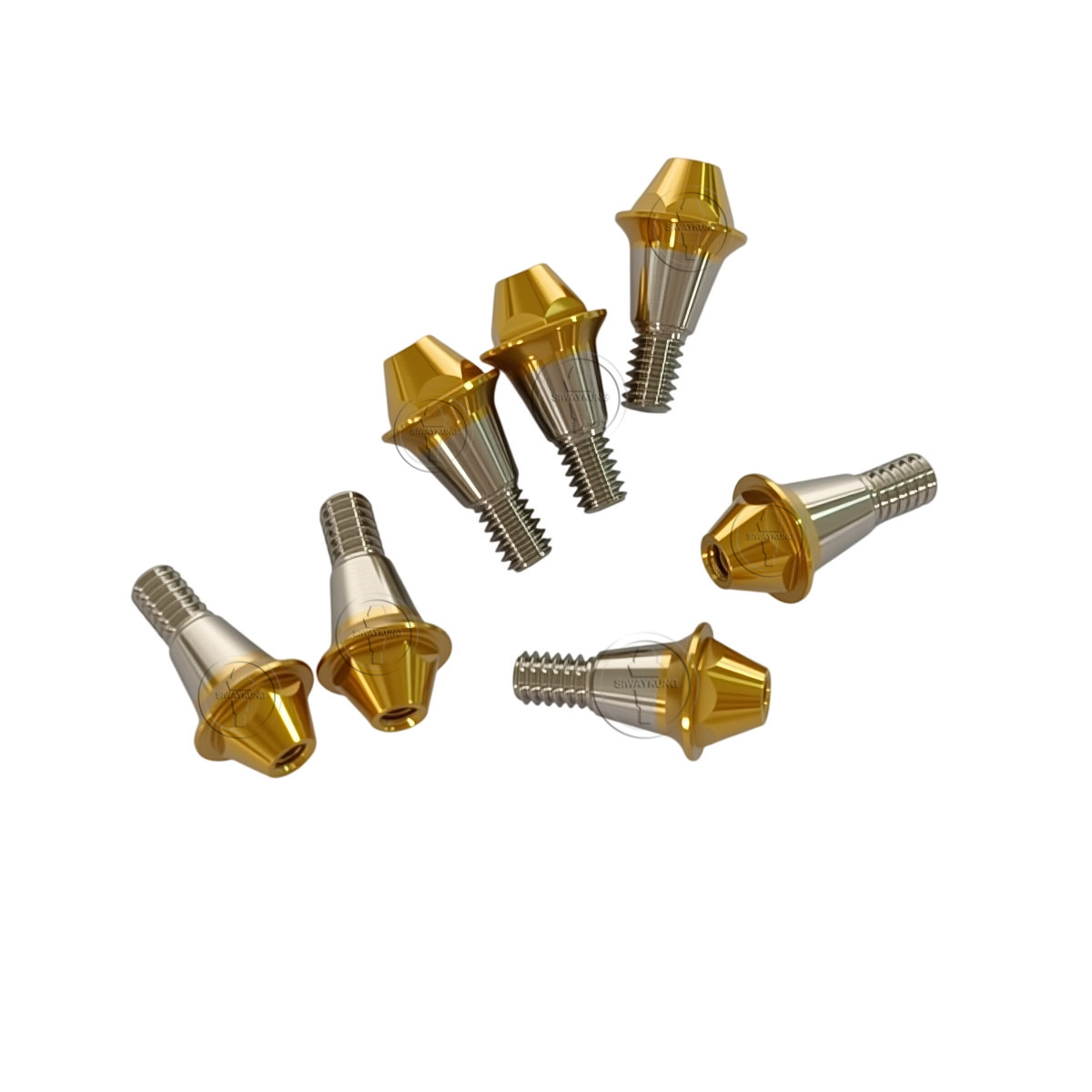 20 pcs Multi unit Straight abutment Mu Abutment fit to Osstem TS Mini Regular