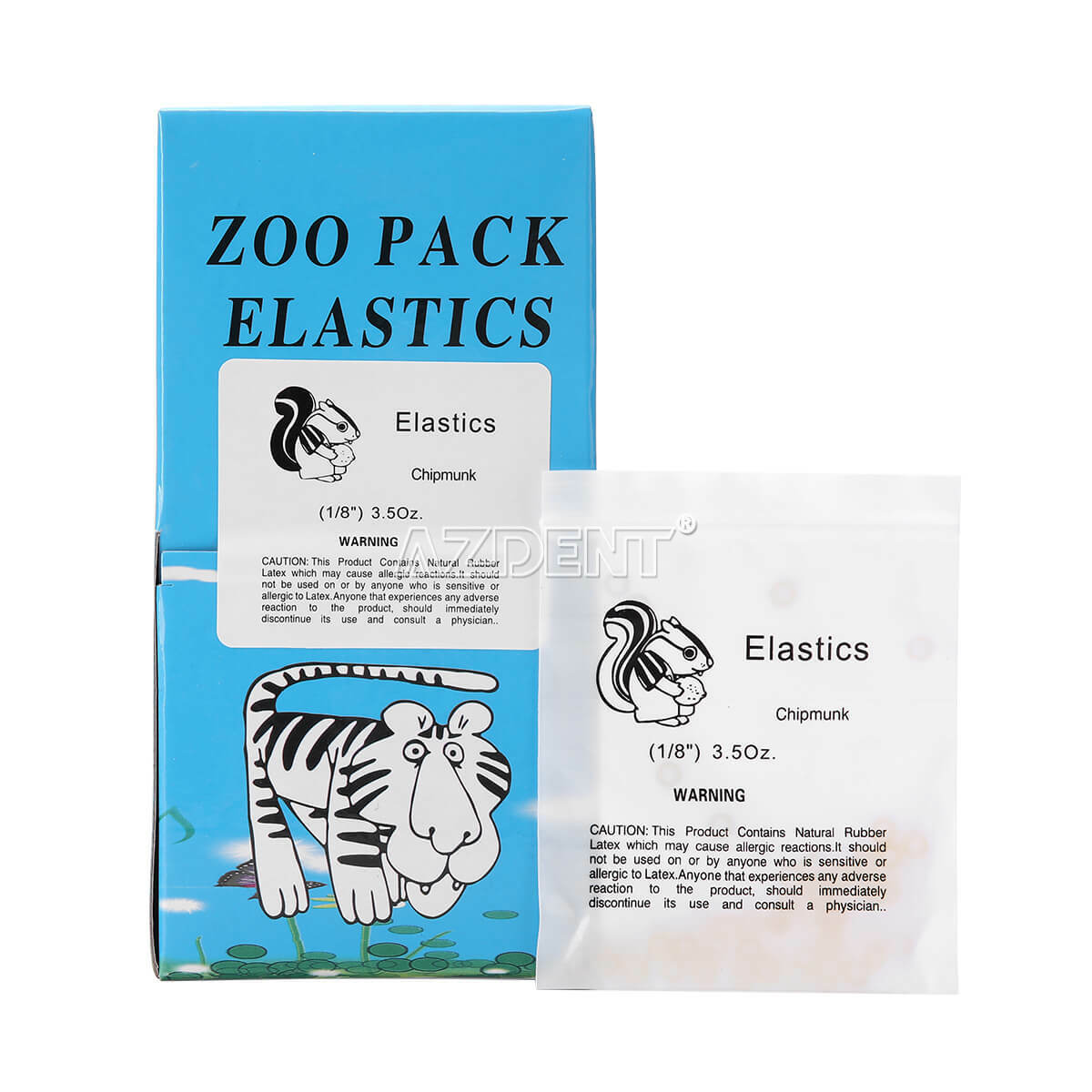 Dental Orthodontic Rubber Bands Elastics Latex Braces 3.5/5.0/6.5 Oz 15 Size