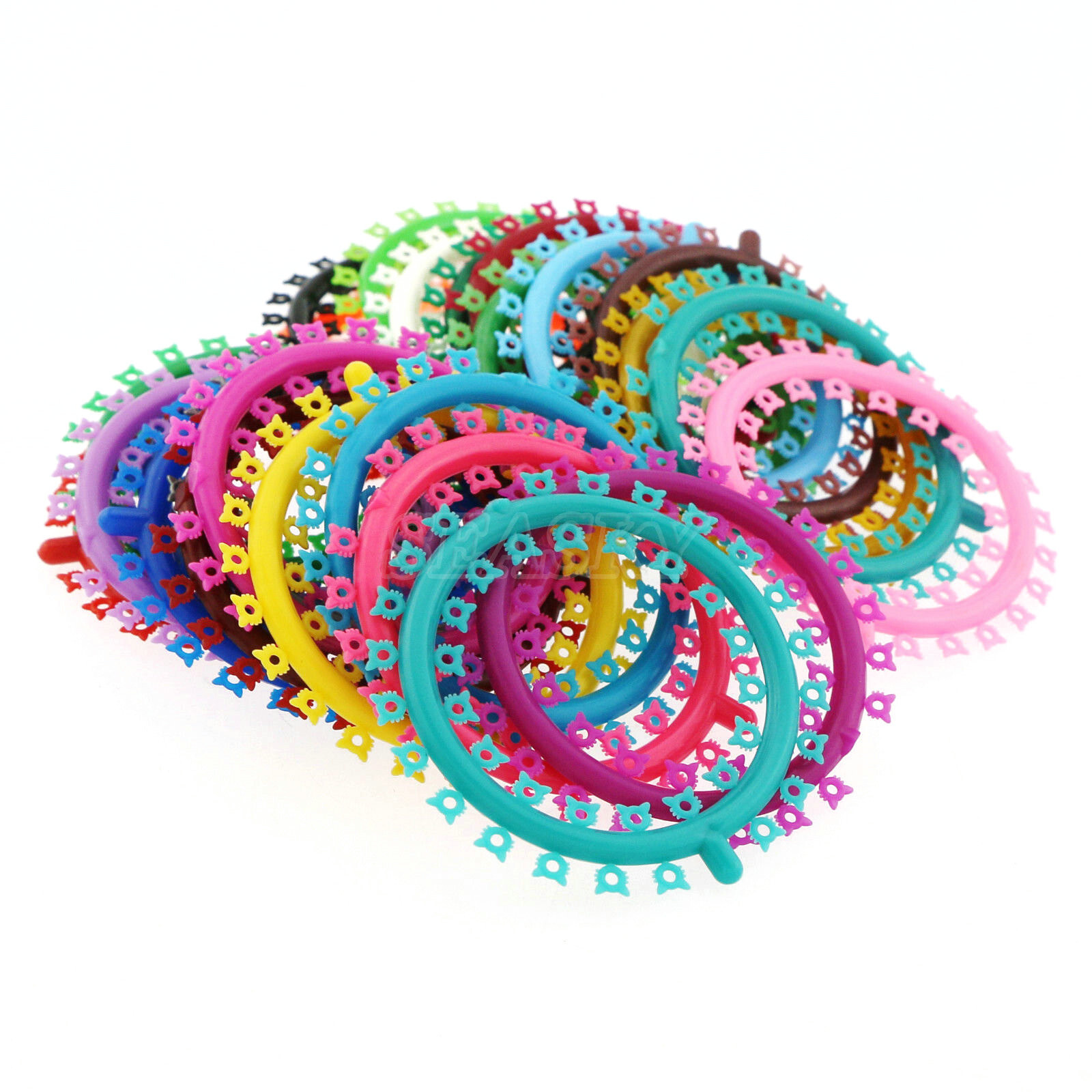 1000 Pcs/pack Orthodontic Elastic Rubber Multi-Color cat Design Ligature Ties