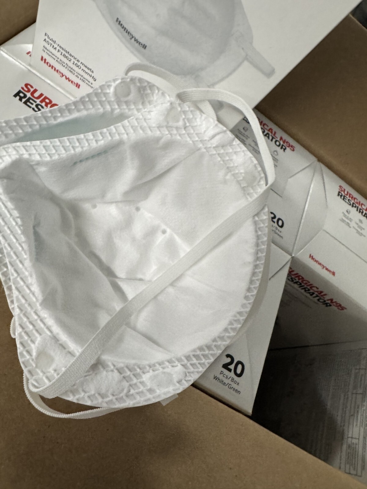 HONEYWELL SURGICAL N95 RESPIRATOR, SAFETY NIOSH-APPROVED,( CASE WITH 200 MASKS)