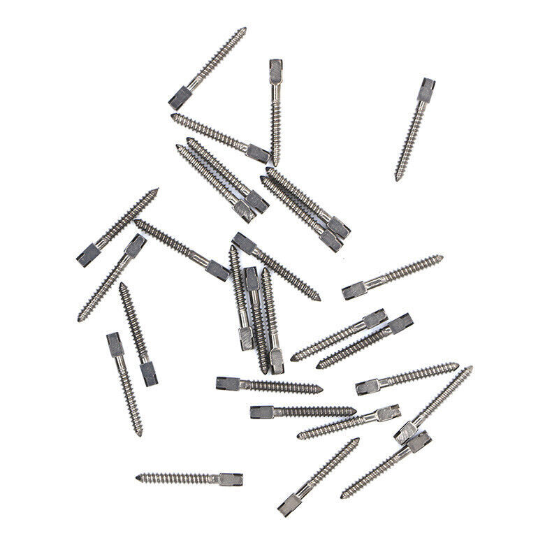 30 Pcs Dental All Size Pure Titanium Assorted Conical Screw Posts Root Canal Pin