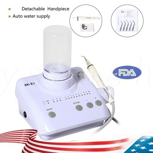 Dental Ultrasonic Piezo Scaler Handpiece w/2 Bottles Fit EMS Cavitron SKYSEA