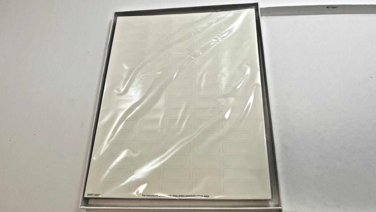 Diversified Biotech Cryo-Babies Cryotags Laser Printer Labels New Sealed