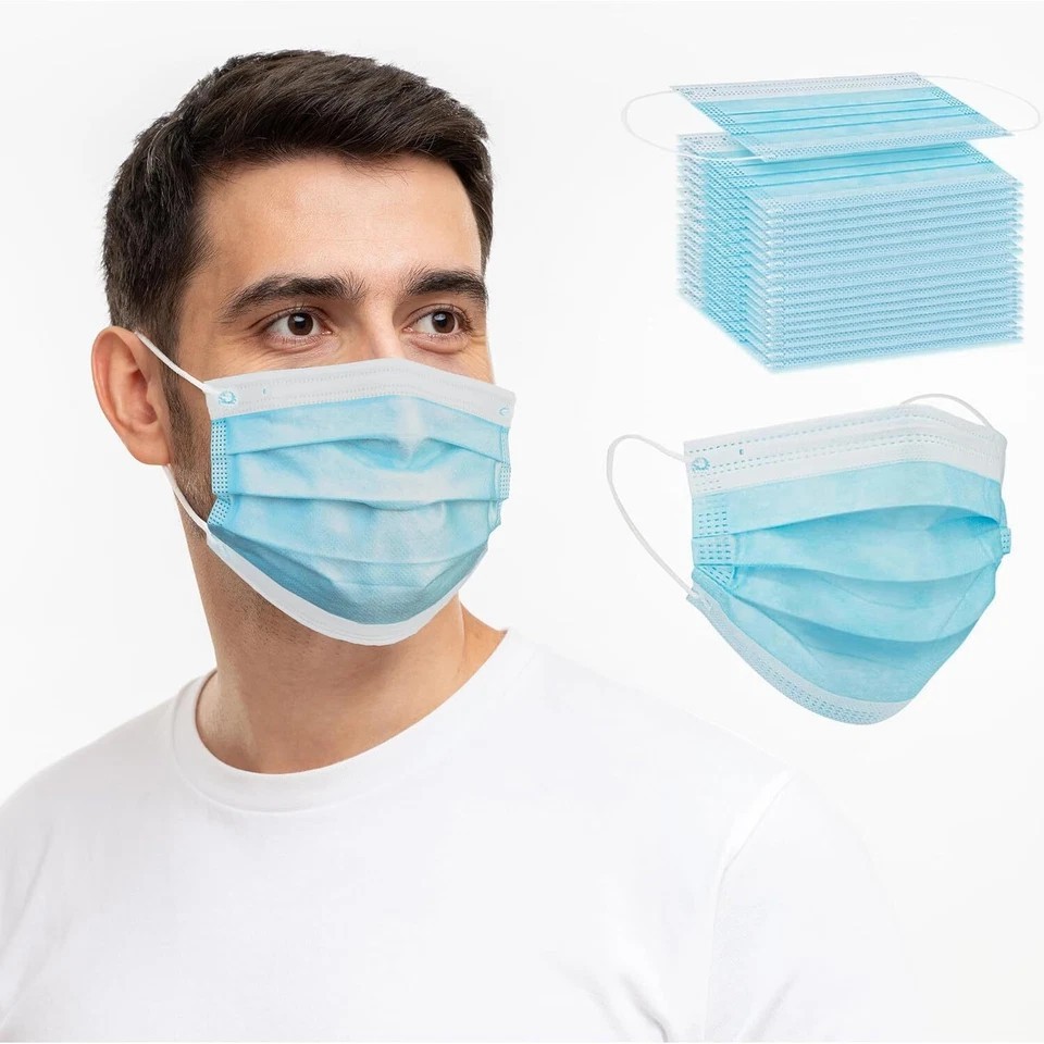 50 Pack ASTM Level 3 Medical Face Masks | 3-Ply Protective Surgical Masks