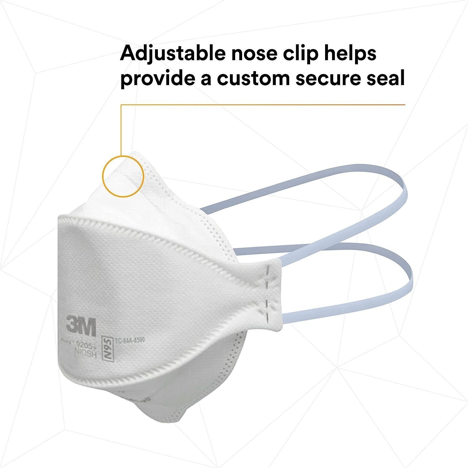 3M Aura 9205+ N95 Particulate Respirator Disposable Protective Mask 440PCS