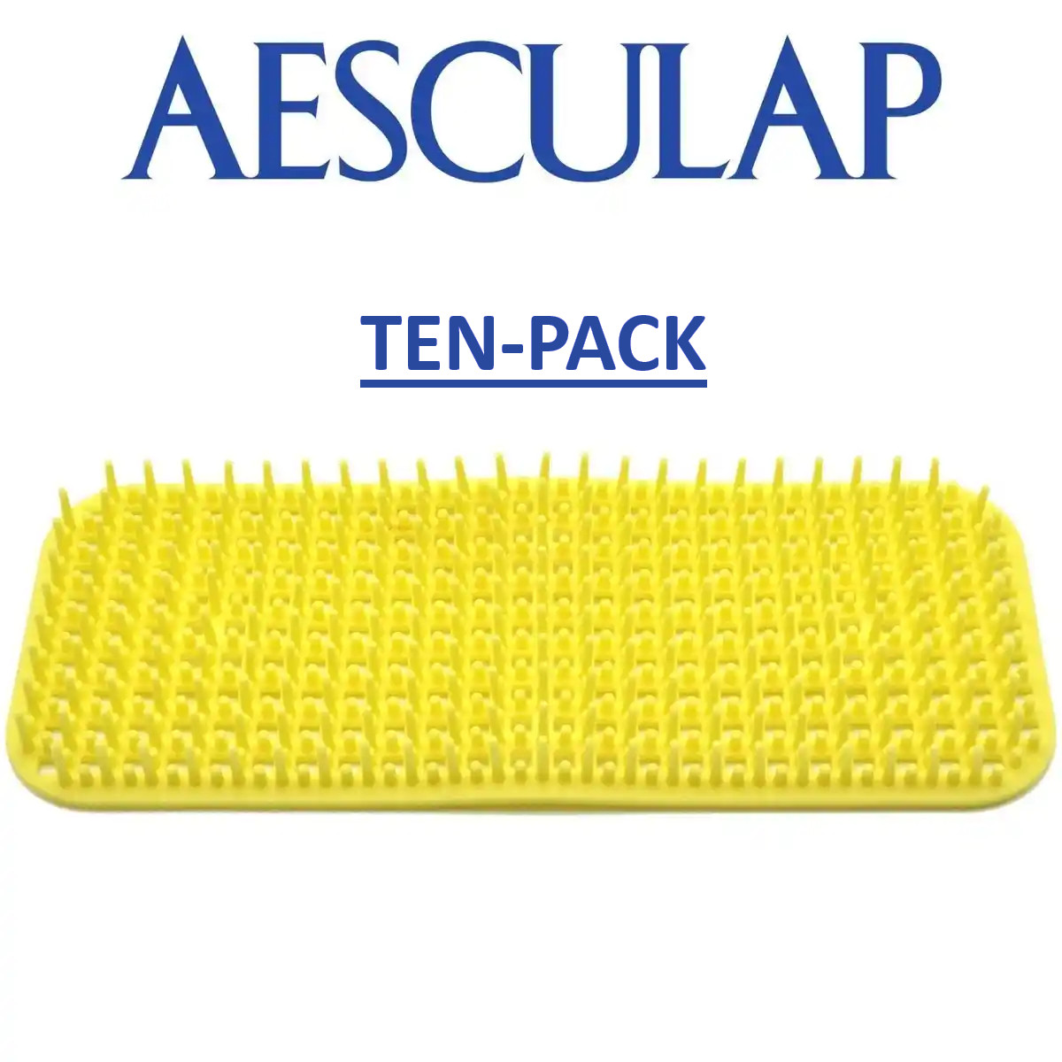 10x LOT Aesculap JF944 Surgical Silicone Sterilization Tray Case Pad Mat 9.75×4″
