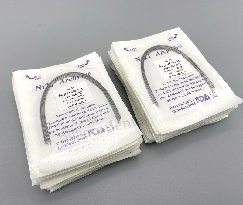 Dental Ortho S.S Super Elastic Niti Arch Wires Ovoid Form Round/Rectangular