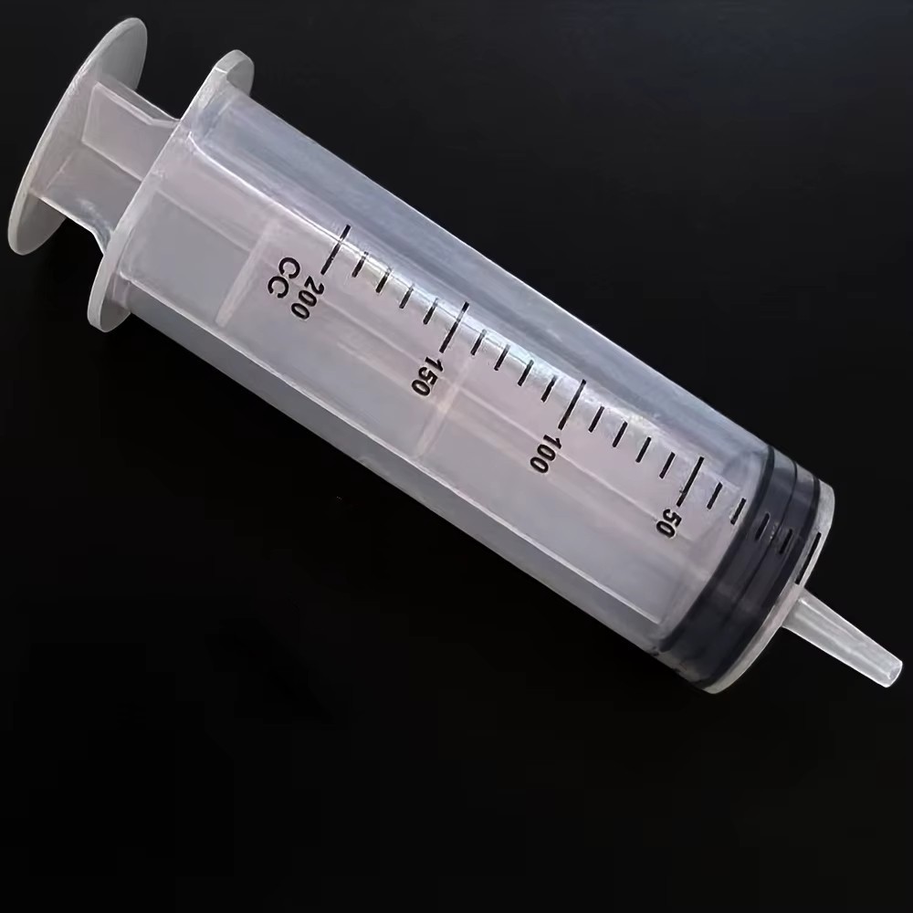 60-350ML Reusable Big Large Plastic Hydroponics Nutrient Measuring Syringe