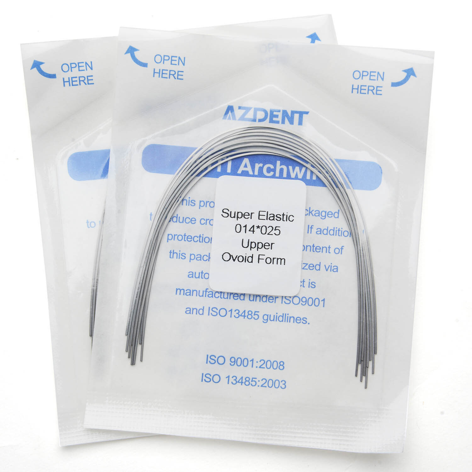 10 PCS AZDENT Dental Ortho Super Elastic Niti Arch Wires Rectangular Ovoid form