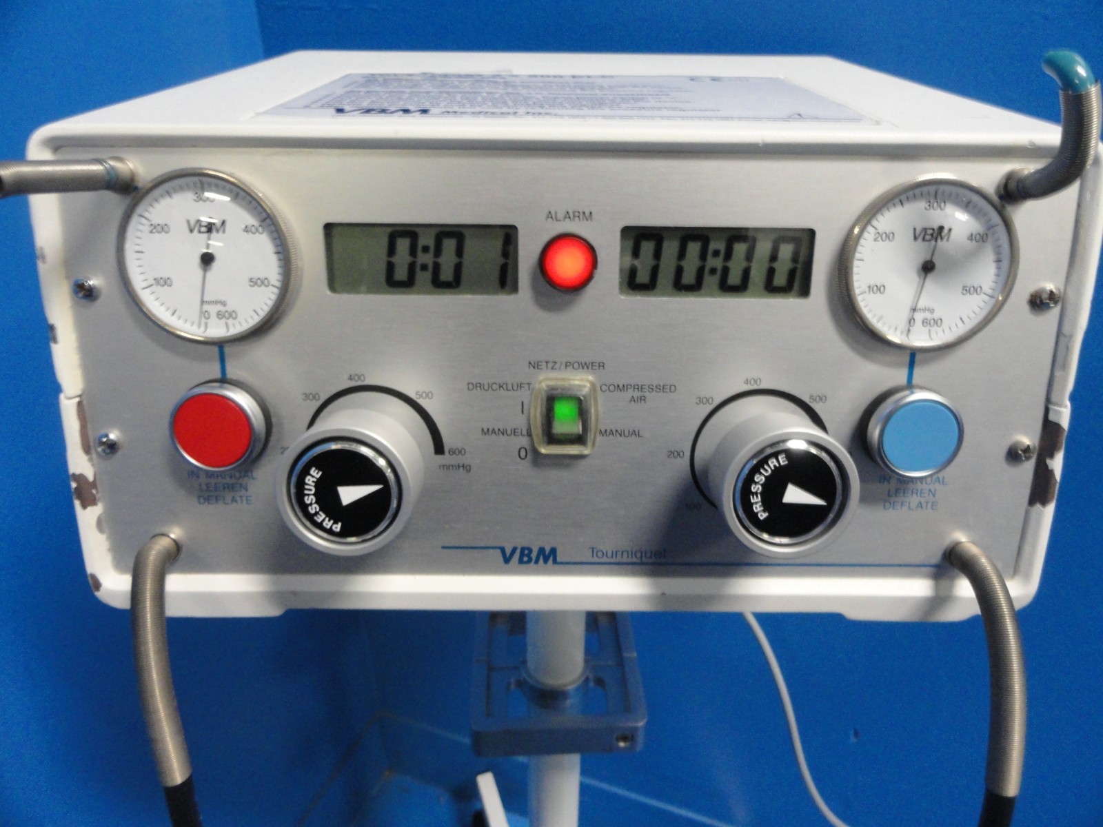 VBM Tourniquet System with Cart P/N 2 x 500 / ELC ~ No Hoses, No Cuffs ~16670