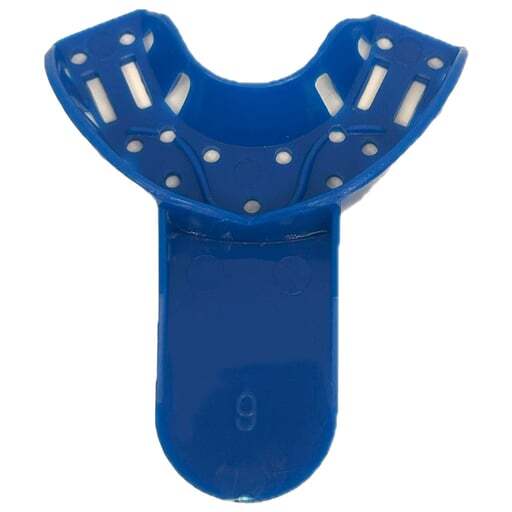 RMH3 Dental #9 Perforated Plastic Impression Tray, Upper Anterior, 12/Pk