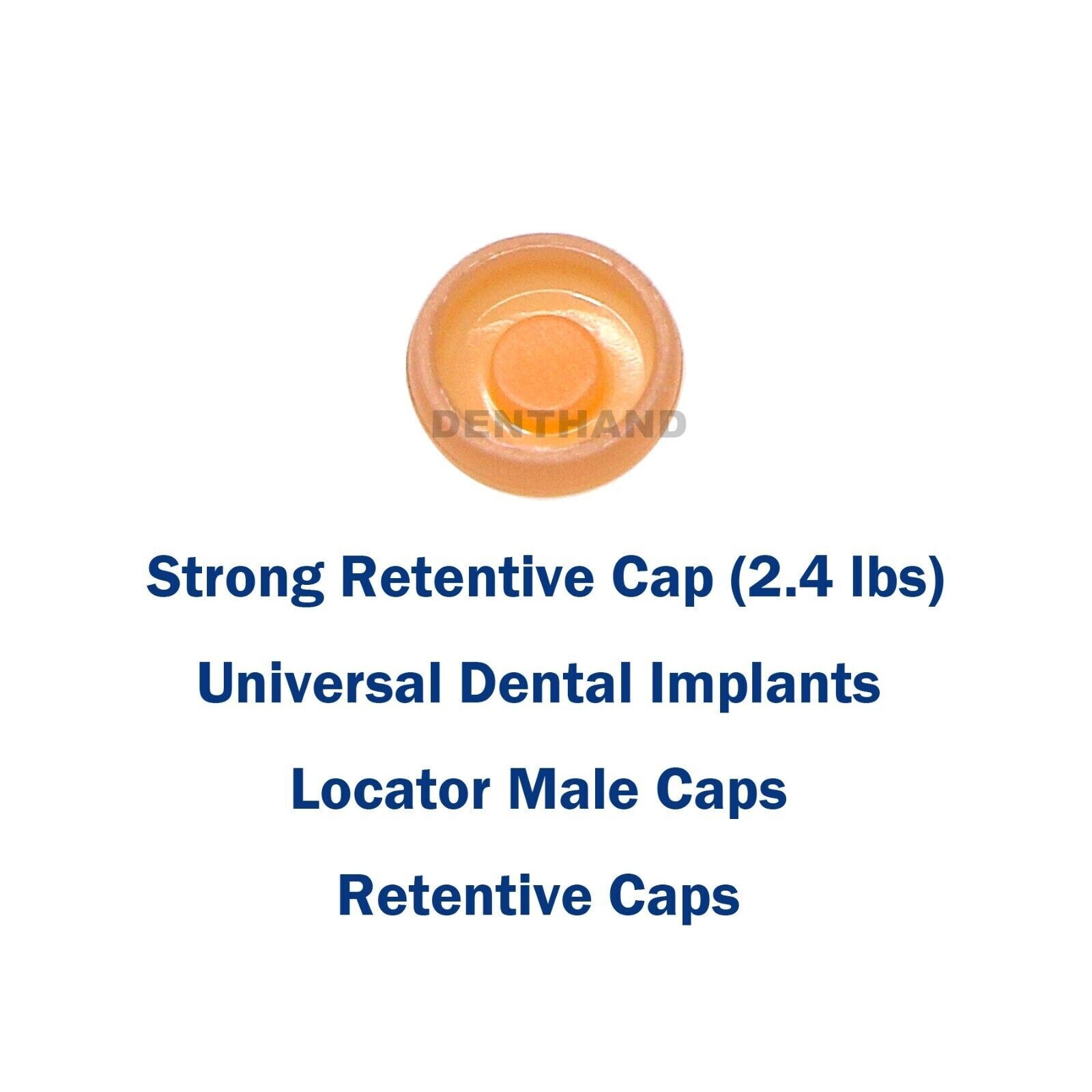 10 Pcs Dental Abutment Implant Strong Retentive Caps Inserts for Locat0r System