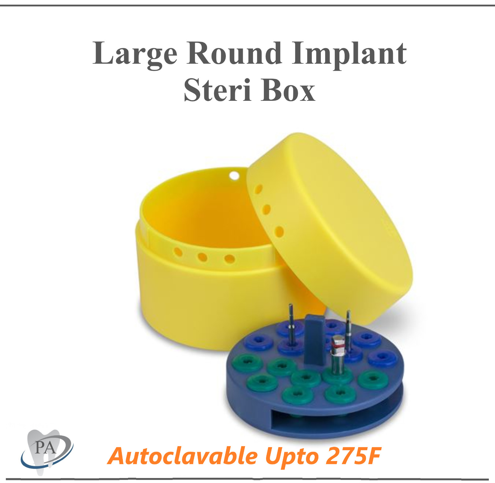 Dental Surgical Instruments Empty Sterilization Box for Surgical Implant Tools
