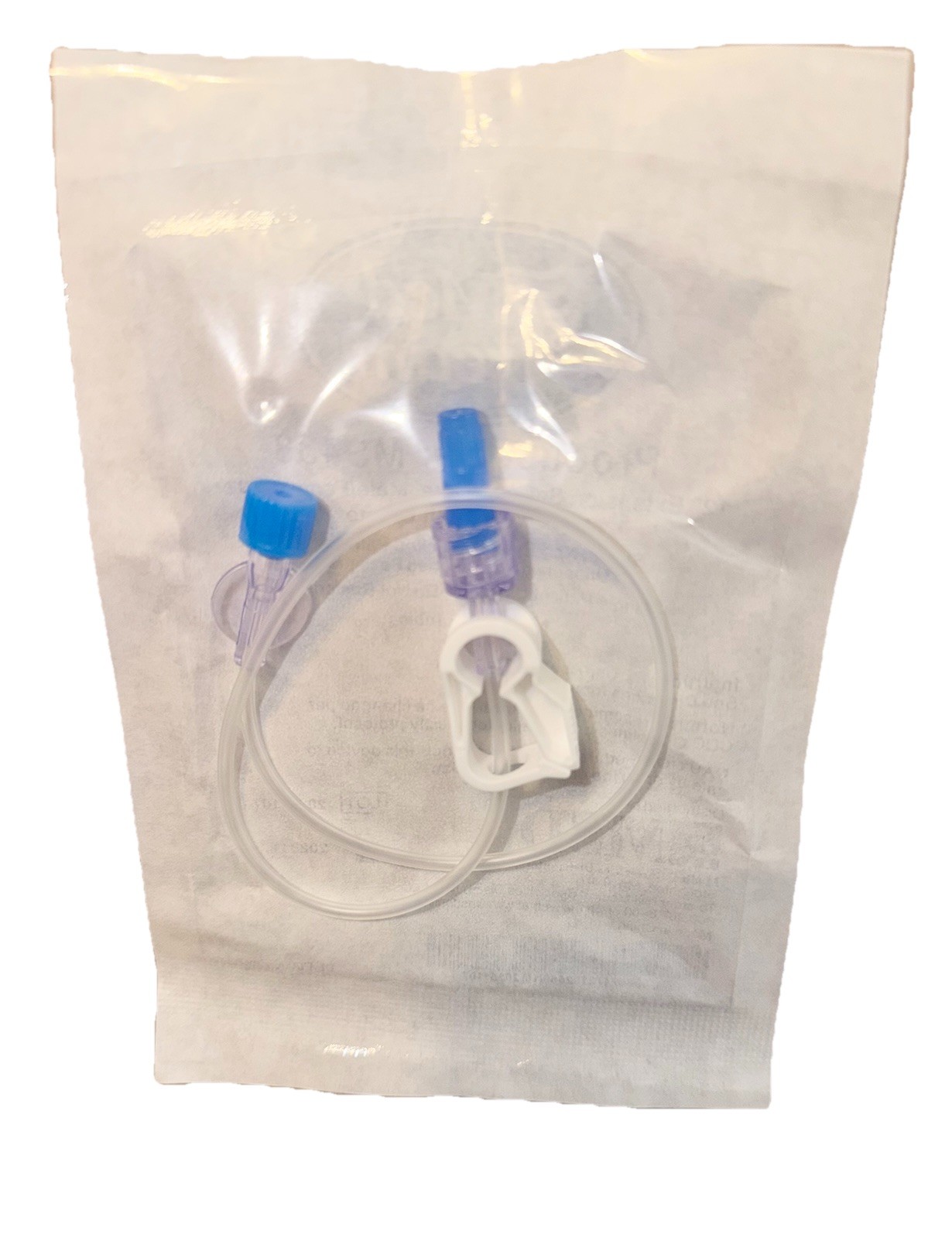 Lot of 7 Med Stream MS438 12″ IV Extension Sets Minibore Luer Lock Pinch Clamp