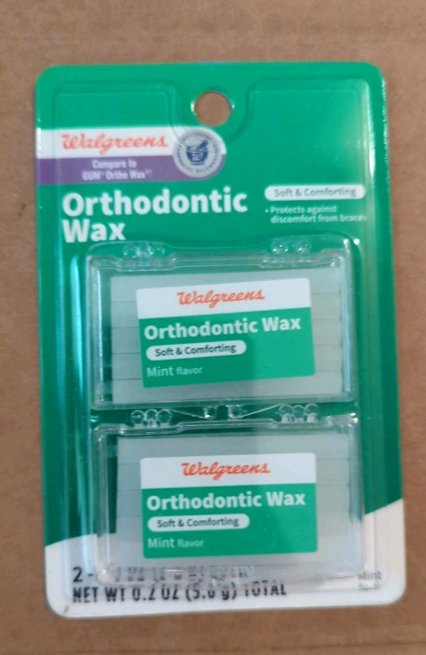 Walgreens Orthodonic Wax 2 Pack Soft & Comforting