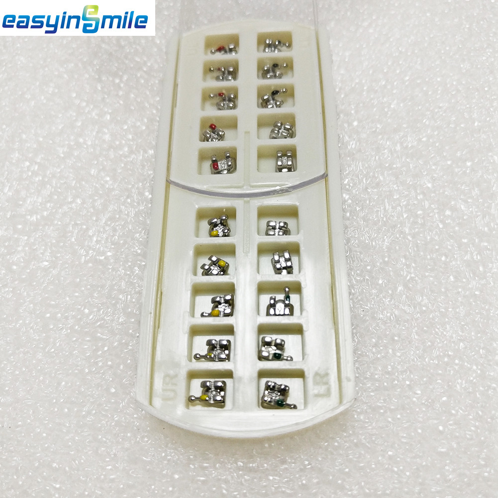 5sets Dental Orthodontic Metal Brackets Braces Mini Roth/mbt 3 4 5 Hooks 022