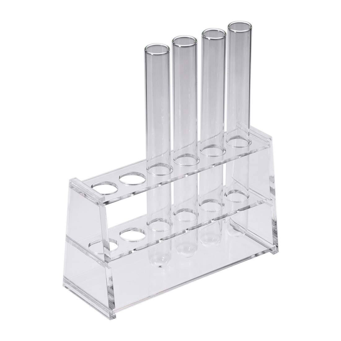 uxcell Acrylic Test Tube Holder Rack 6 Wells for 10ml Centrifuge Tubes Clear …
