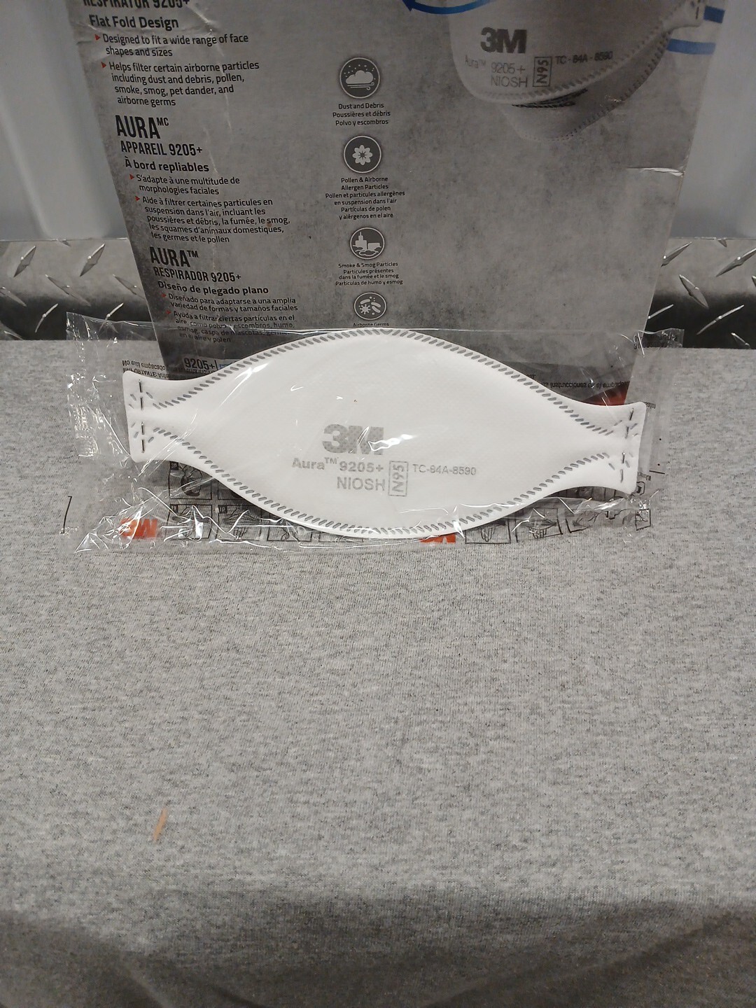 3M Aura 9205 N 95 Particulate Respirator Face Mask ~ White ~ ☆☆19 Pack☆☆