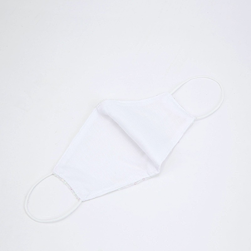 10 Sequined Cotton Face Masks Washable Protective Covers Protection Gear