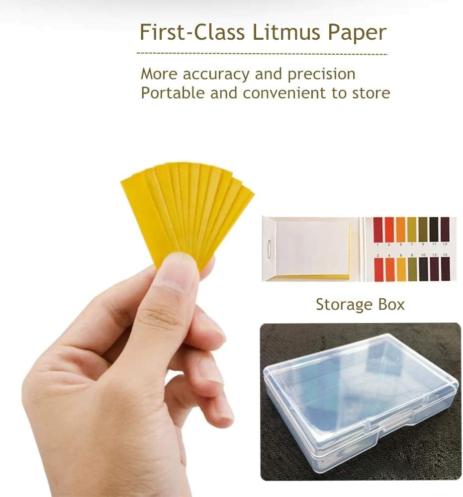 3 Pack Ph.1-14 Test Paper Extensive Test Paper Litmus Test Paper 240 Strips Ph T