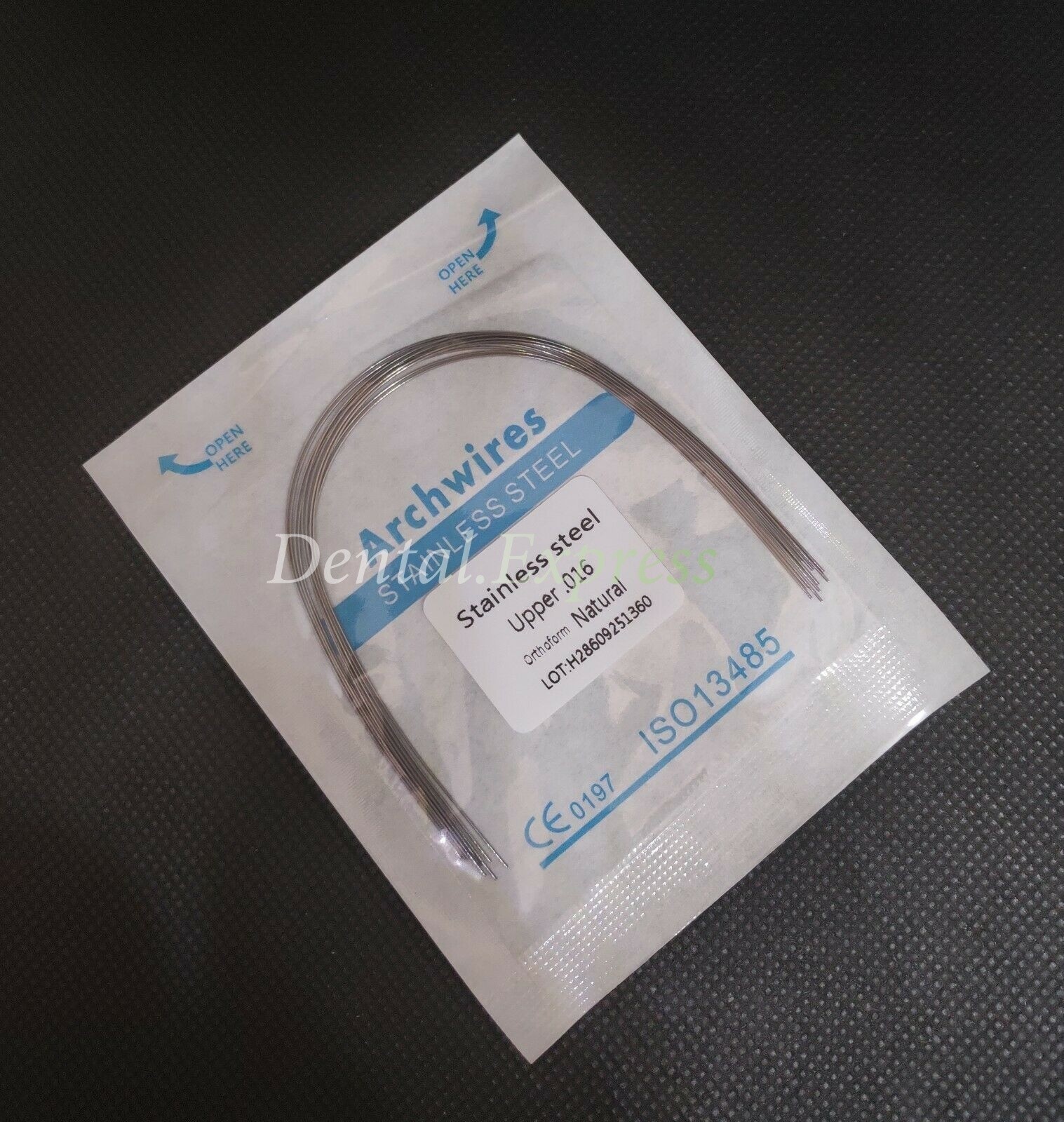 Dental S.S Orthodontic Arch Wire Stainless Steel Round Rectangular Natural Form