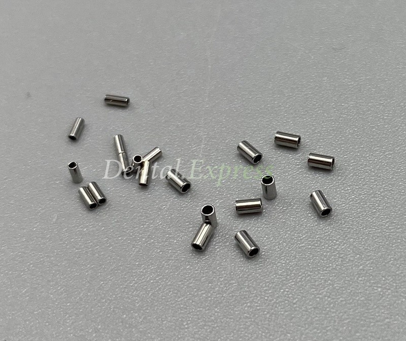 100 PCS Dental Orthodontic Crimpable Hook Stop Mini Stops Tube Bracket Stopper