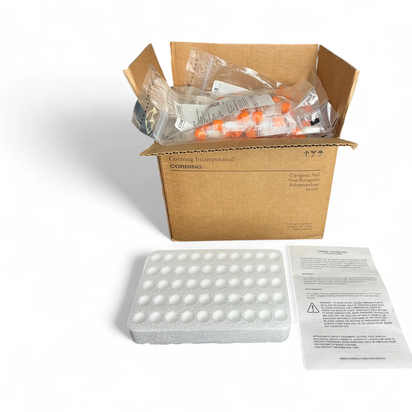 Corning Inc. Cryogenic Vials 430658 1.2 mL (Best Offer!)