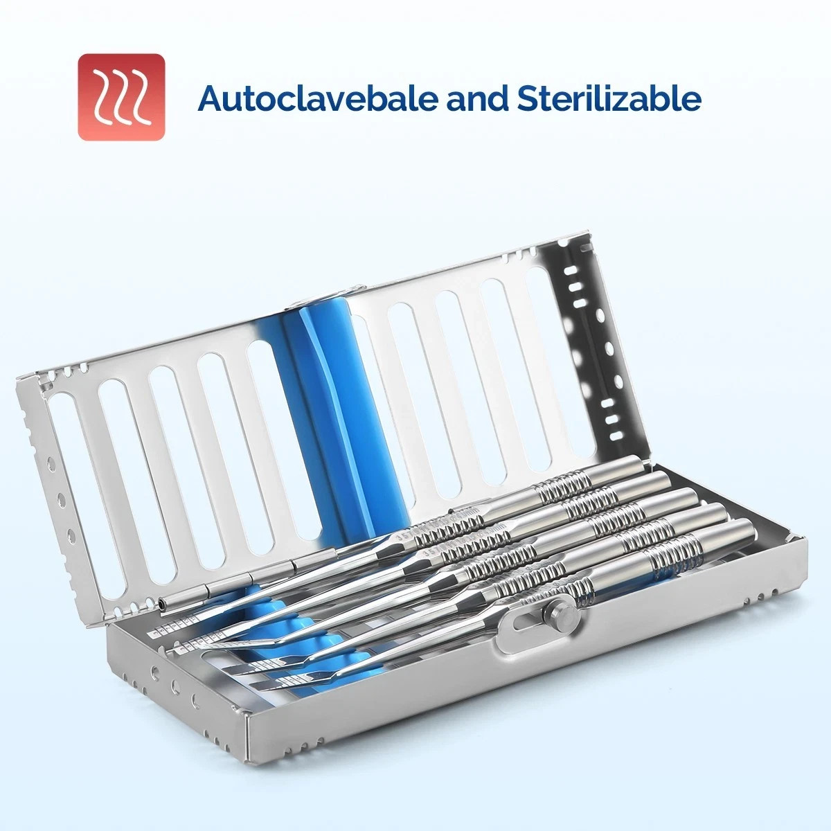 Dental Plastic/Metal 5/10/20 Instrument Disinfection Cassette Sterilization Box