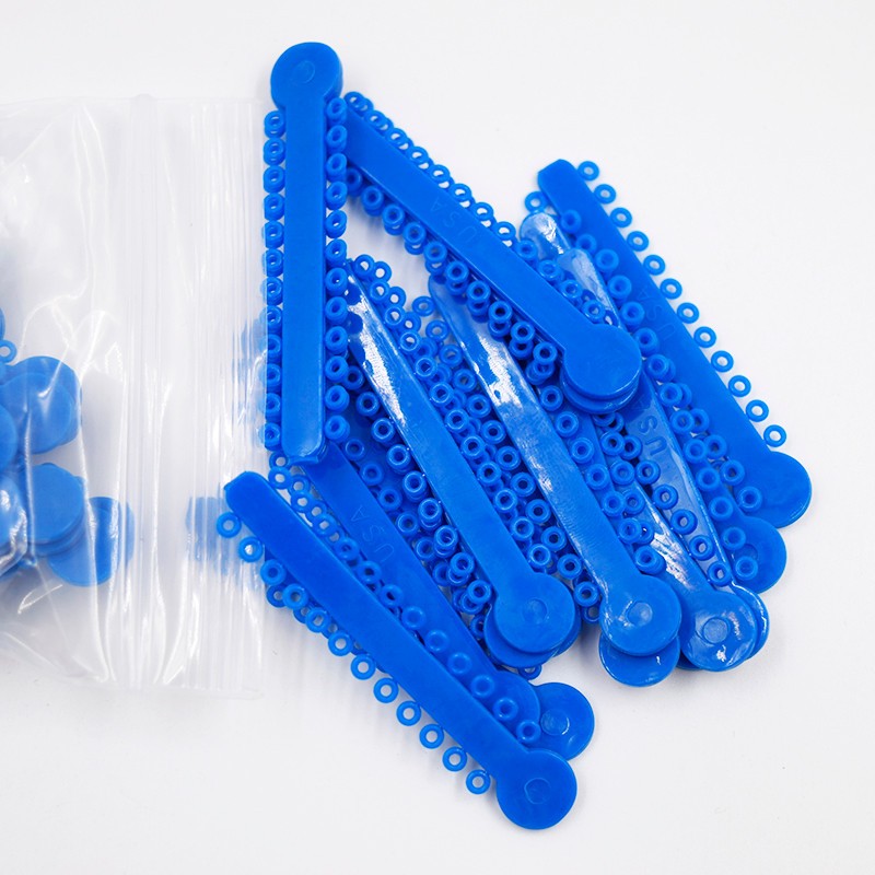 1040/ Dental Orthodontics Ligature Ties Elastic Rubber Band Elastomeric Braces