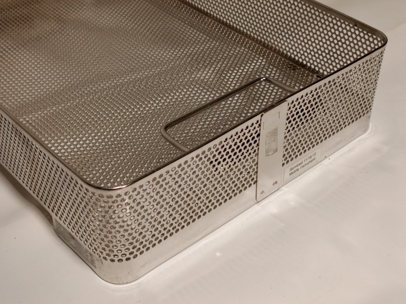 Unbranded Stainless Sterilization Tray Basket Set With Insert And Lid As Shown