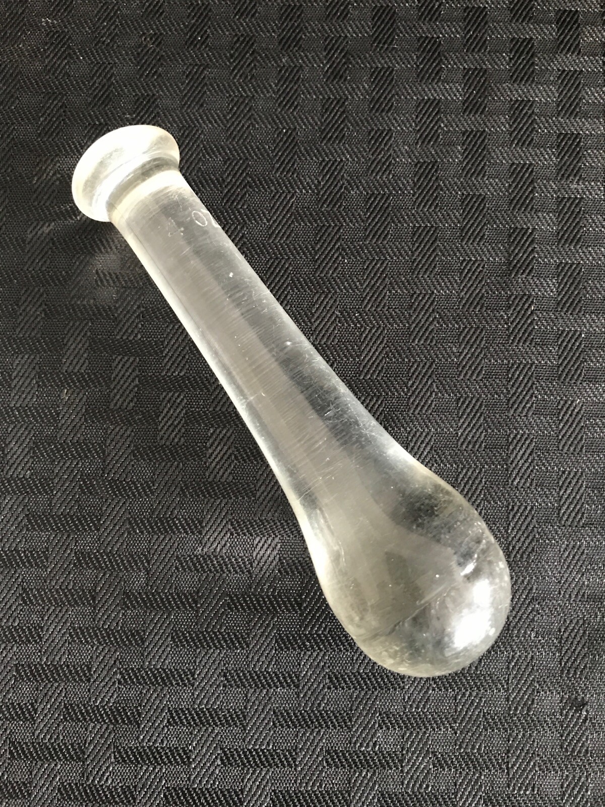 Laboratory Solid Glass 4oz Pestle Only 133mm Length x 36mm Diameter B