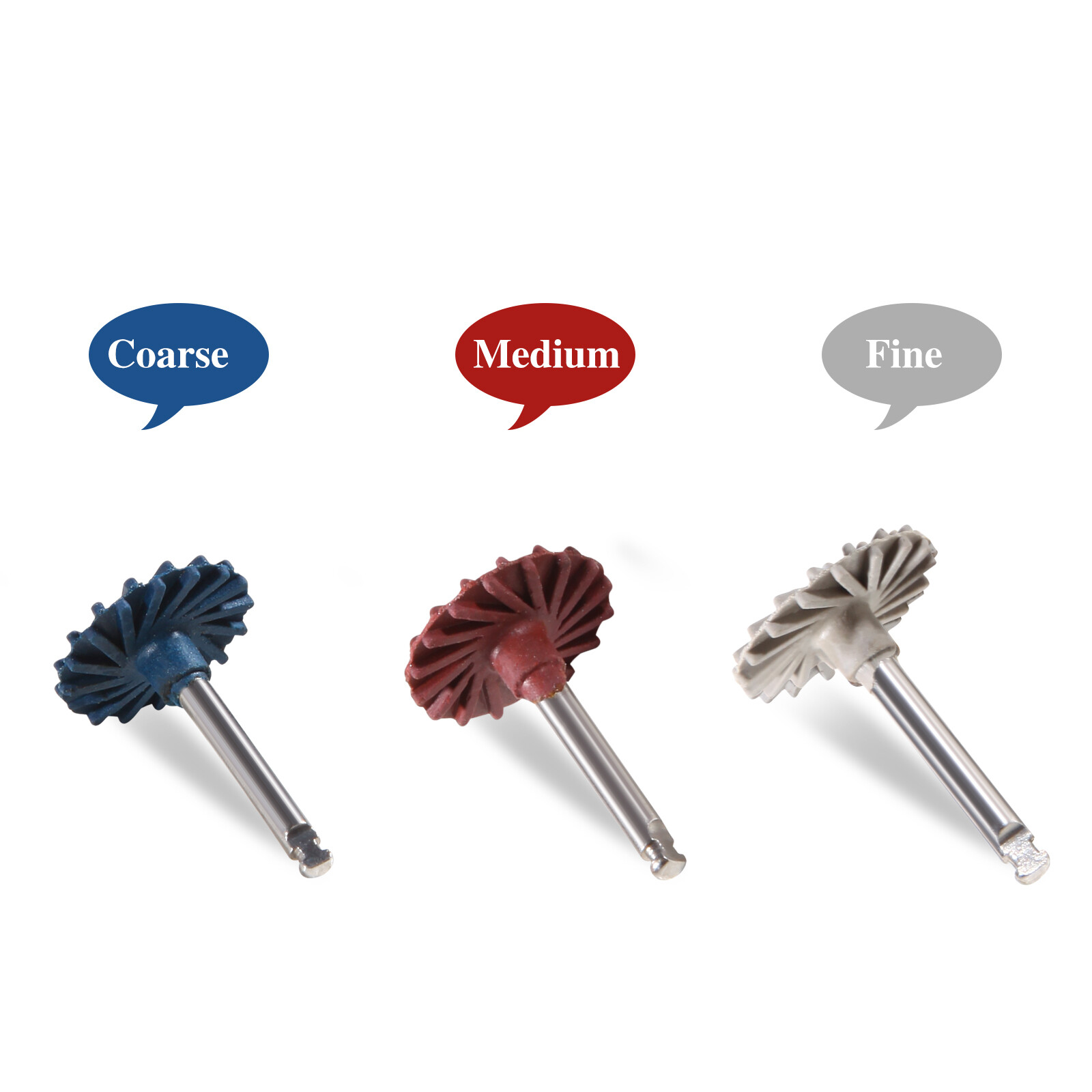 6pcs/box Dental Polish Kit Composite Resin Polishing Disc Spiral Polish Wheel