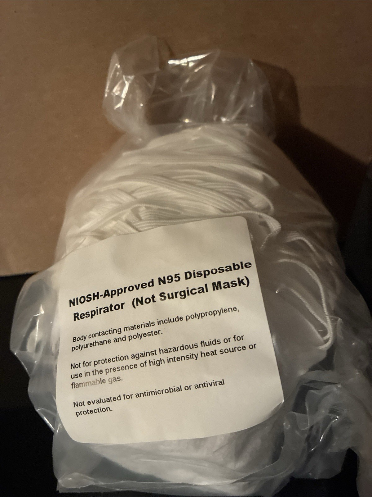 Honeywell N95 Disposable Mask DC300N95B Box Of 200 New Sealed Box
