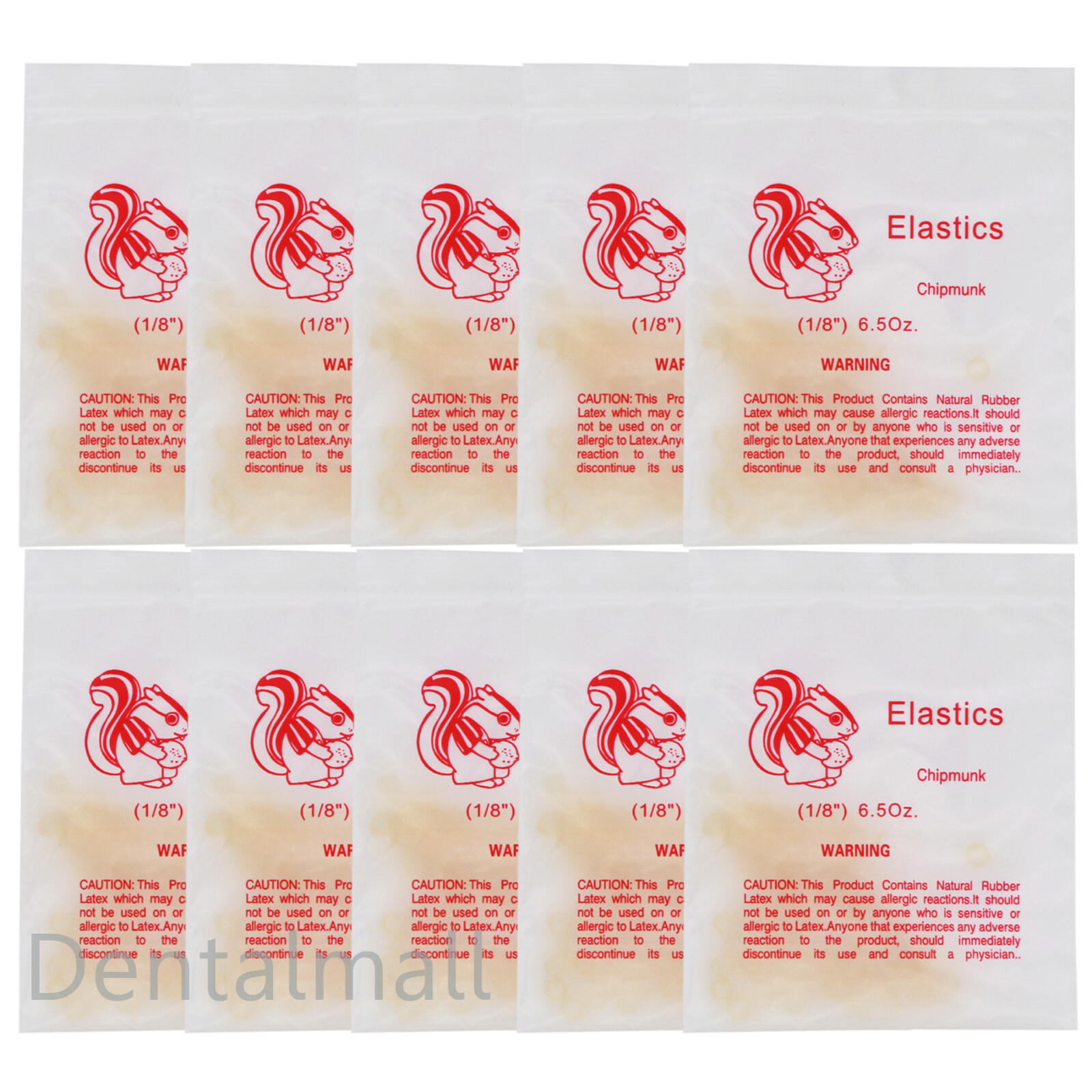 US Dental Orthodontic Rubber Bands 3.5 5.0 6.5OZ Ortho Elastics Latex Braces