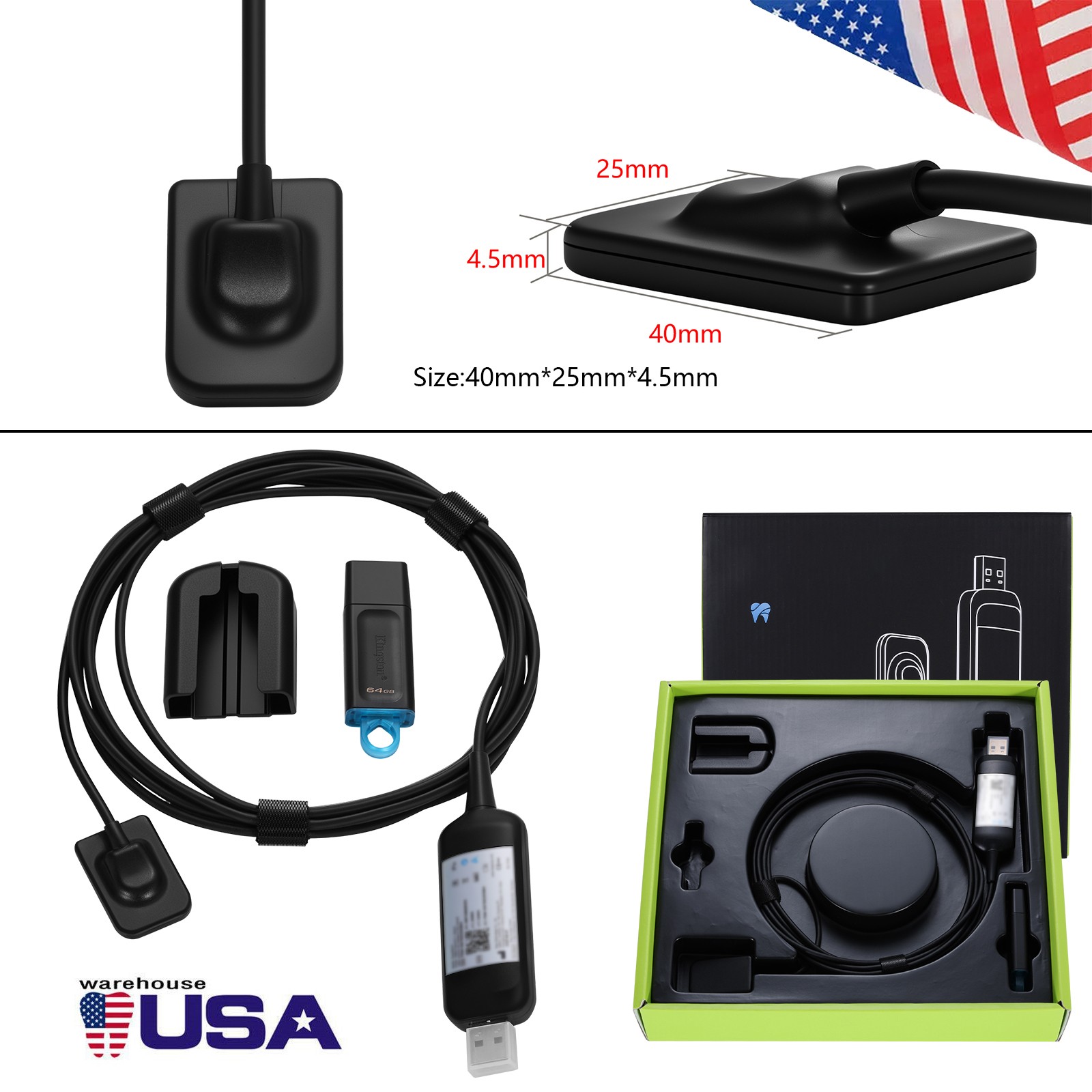 Dental X Sensor ray Digital Sensor Rayos Digital Imaging System Size 1 + Holder