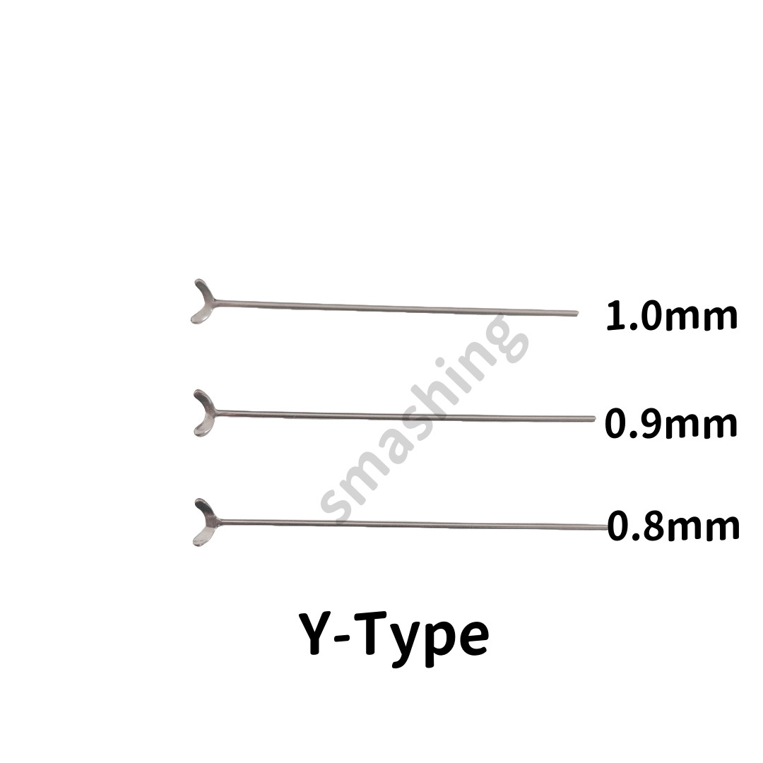 20Pcs Dental Ball Retainer J Clasp Oblique Clasps Bars Y-Type Scheu Style USA