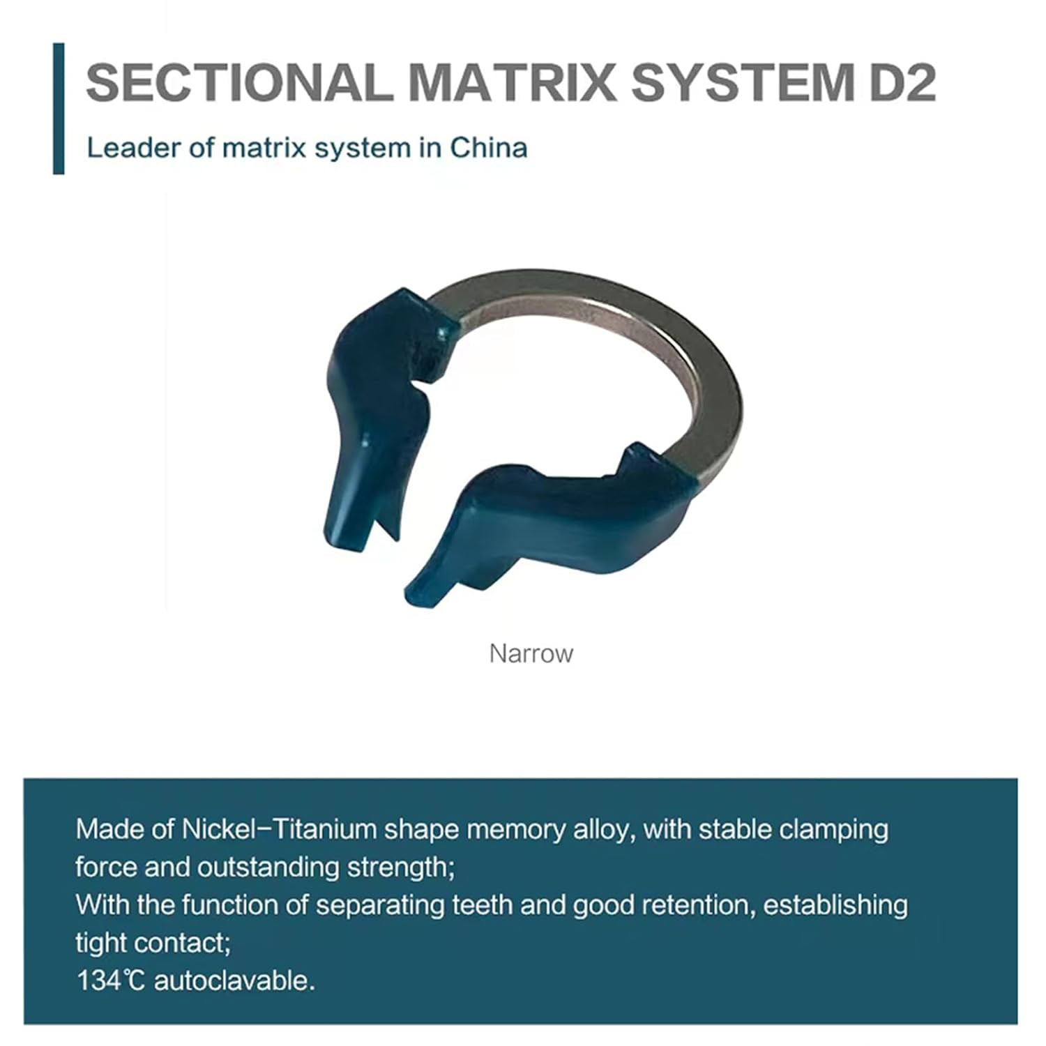 Dental Matrix Bands Ring Sectional Matrix System Clamp Plastic Tulwar Wedges Set