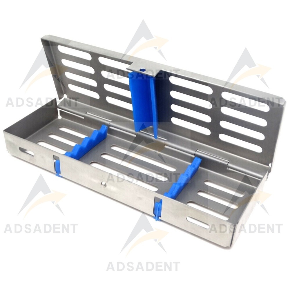 3 Surgical Autoclave Sterilization Cassette Rack Dental Instruments 5 Pcs