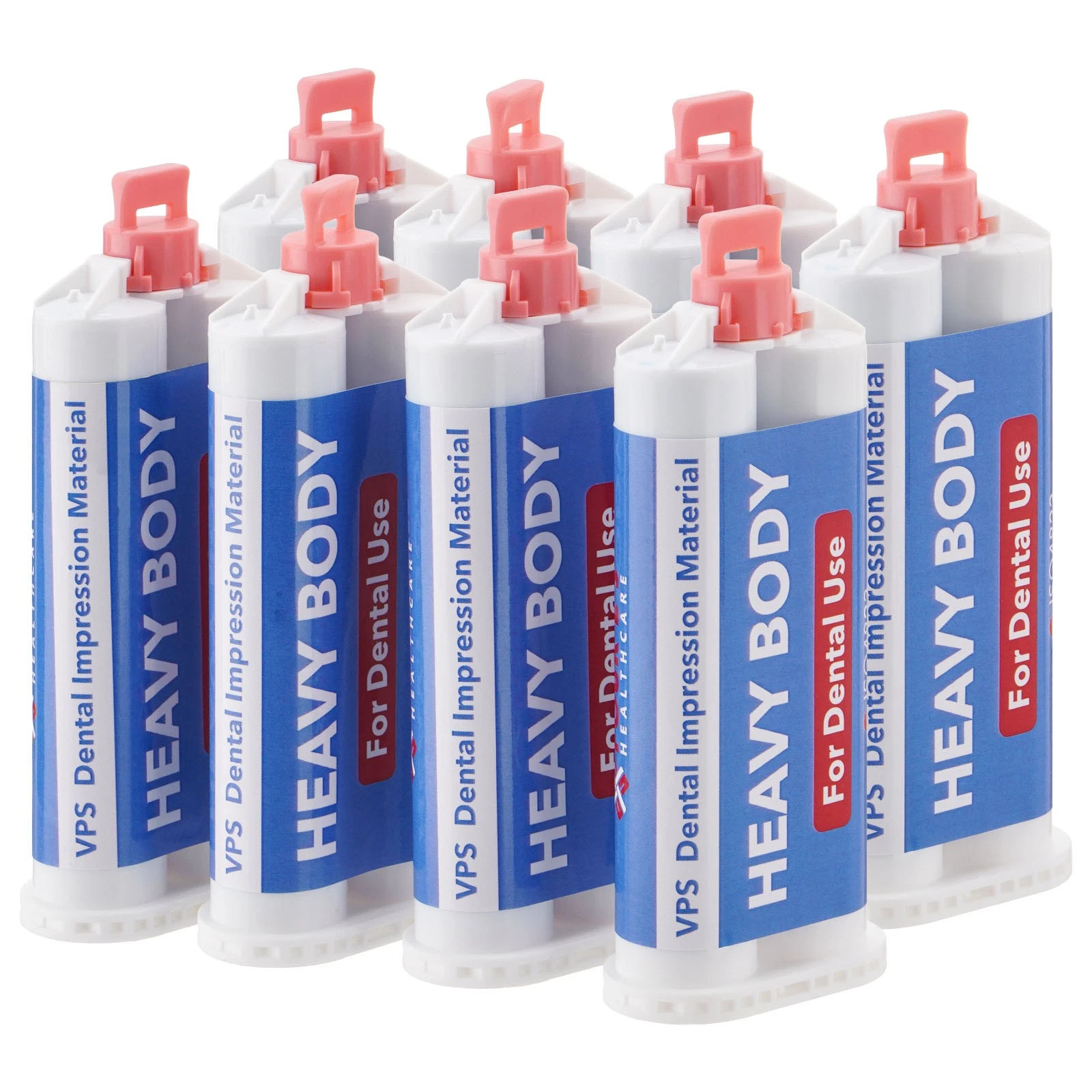 8Pc 50ML Dental Impression Material Dental Bite Registration Material Cartridges