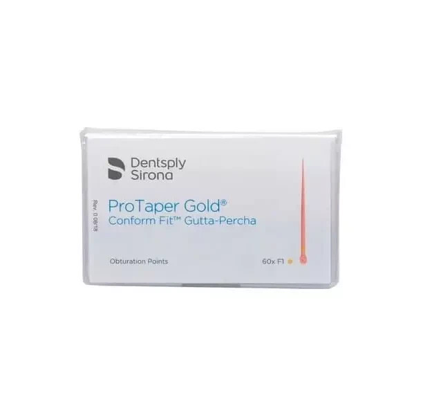 Dentsply Sirona ProTaper Gold Confirm Fit Gutta Percha Obturation Points-60/Pk