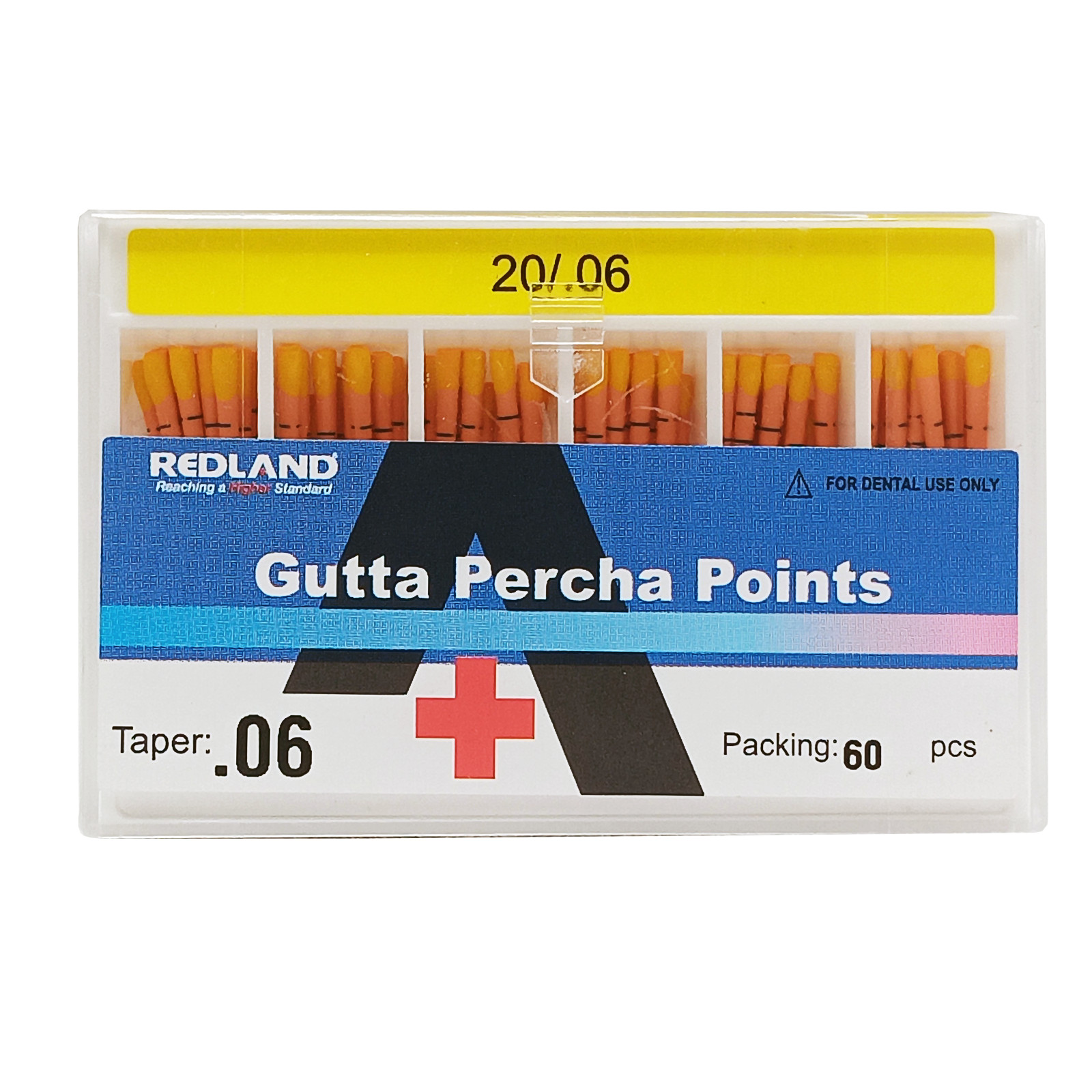 REDLAND MM Marked Endodontic Gutta Percha Point .02/.04/.06 Taper All Size 15-40