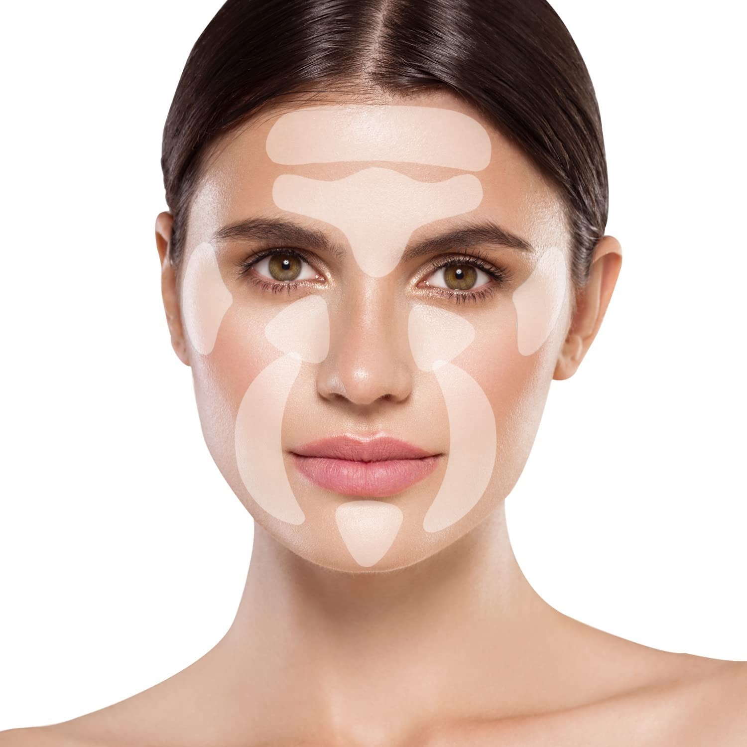 Facial Wrinkle Smoothing Patches, Anti 1 Count (Pack of 256), Transparent