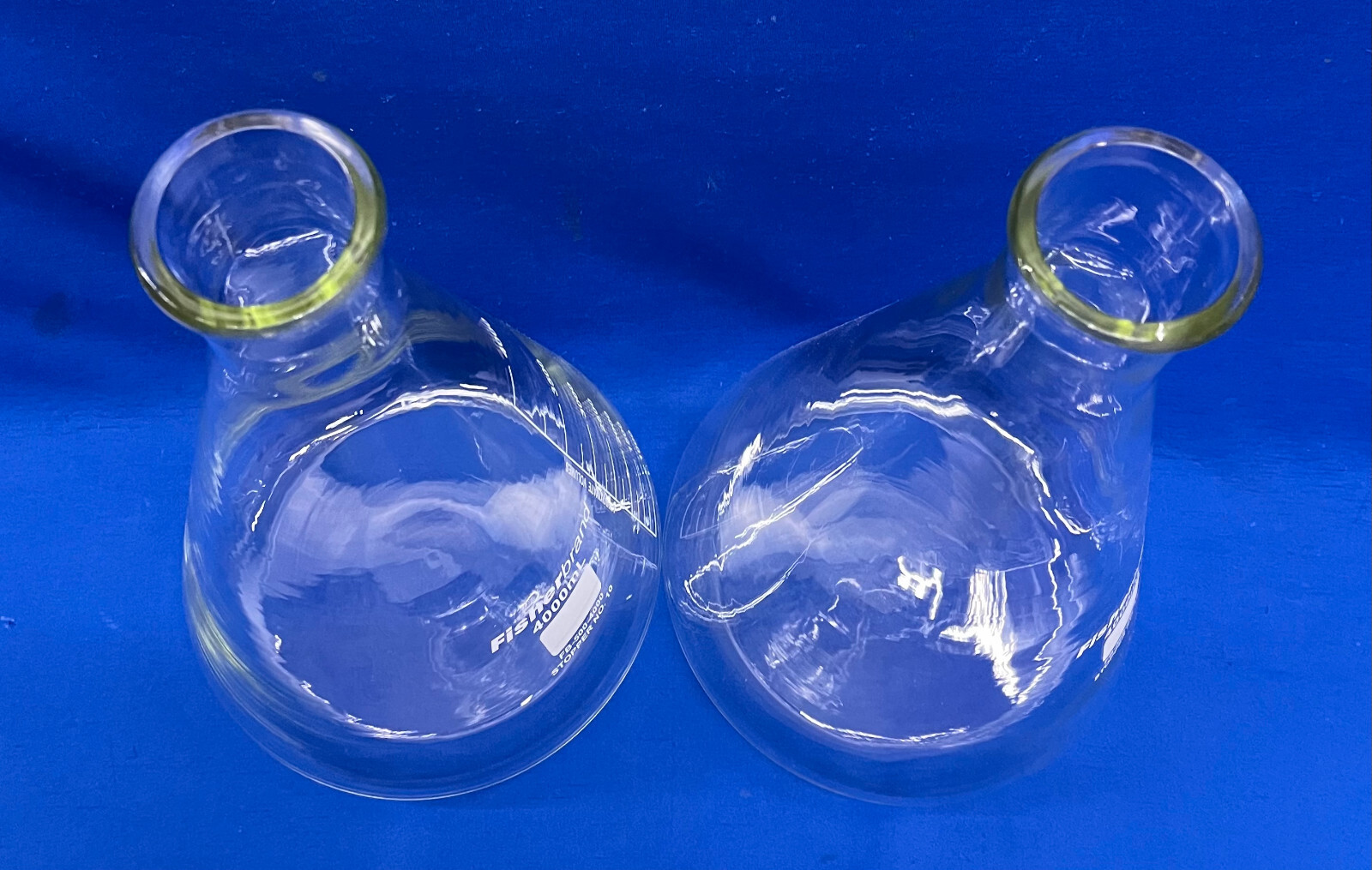 FISHERBRAND FB-500-4000 ERLENMEYER FLASK 4000mL NARROW – QTY 2