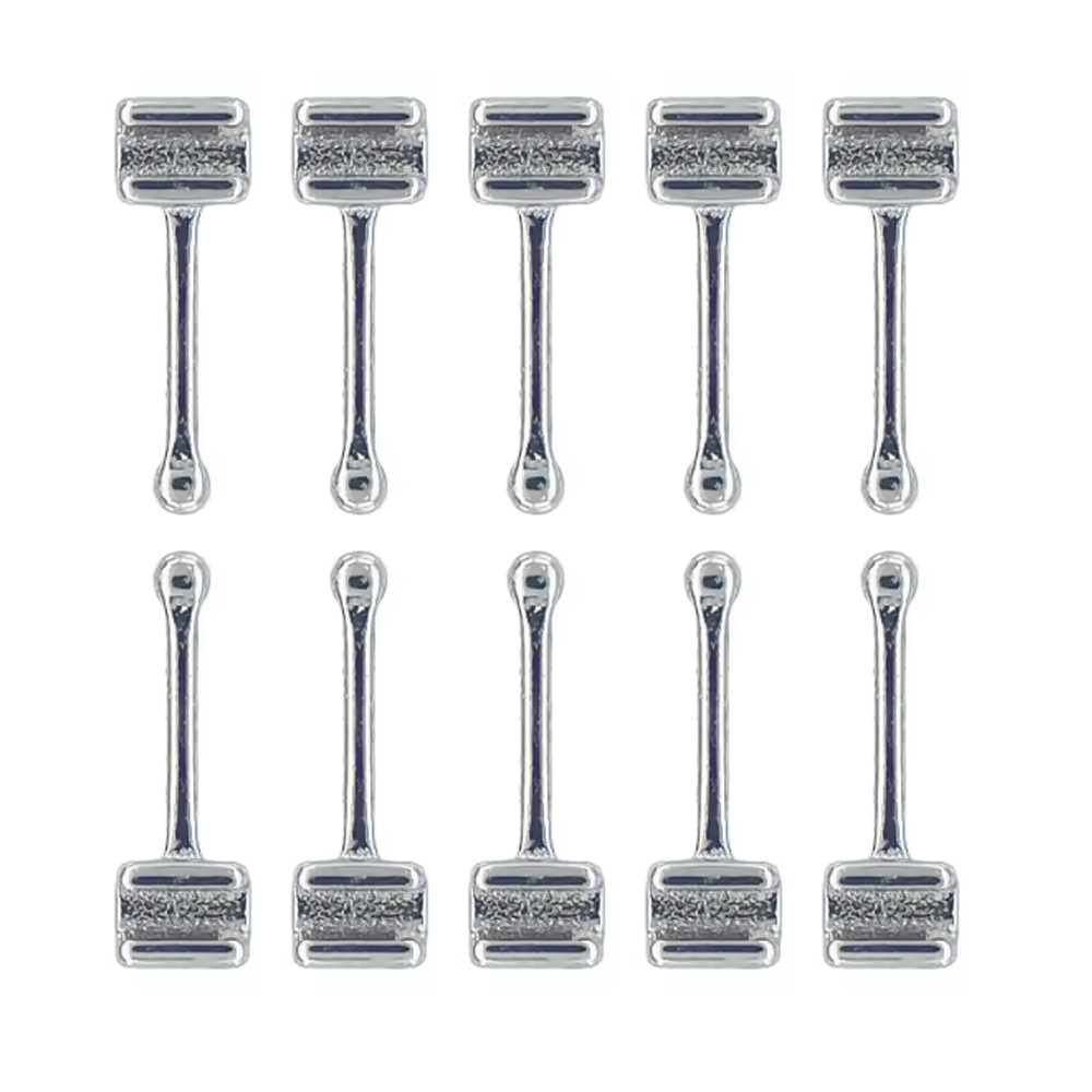 Dental Orthodontic Crimpable Hook Long/Medium/Short Stainless Steel 10pcs/pack