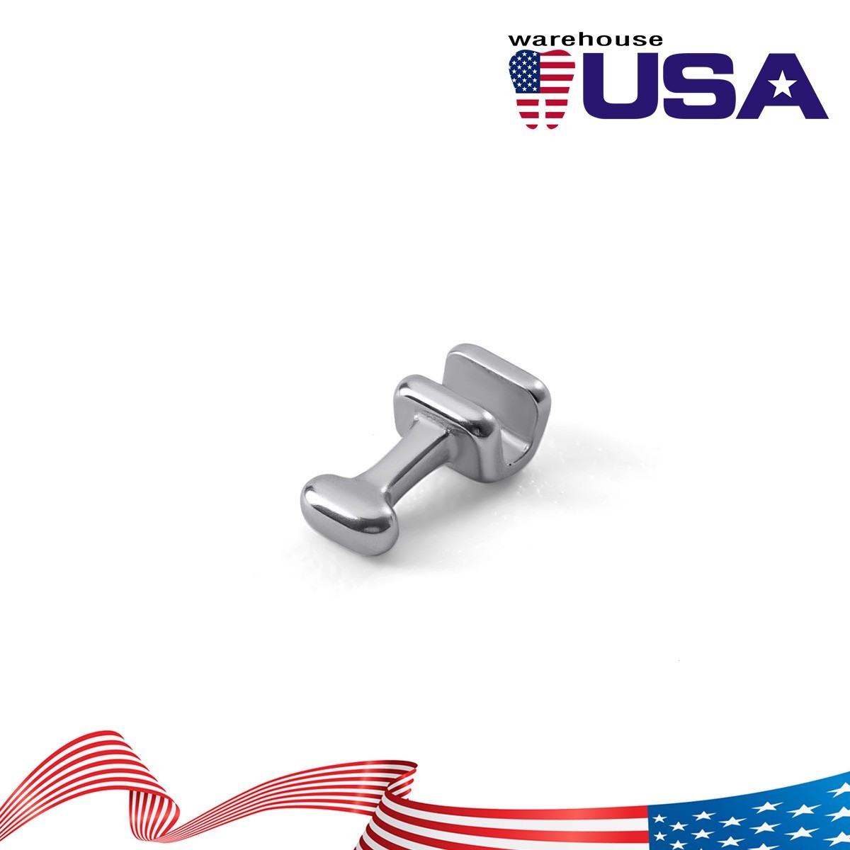 AZDENT Dental Ortho Crimpable Hooks Use Archwires 1.6/1.8/2.1/2.7/3.1/4/5.5/7mm