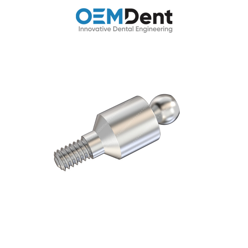 Straight Ball Attachment – DSI® Hexagon 2.42mm Compatible